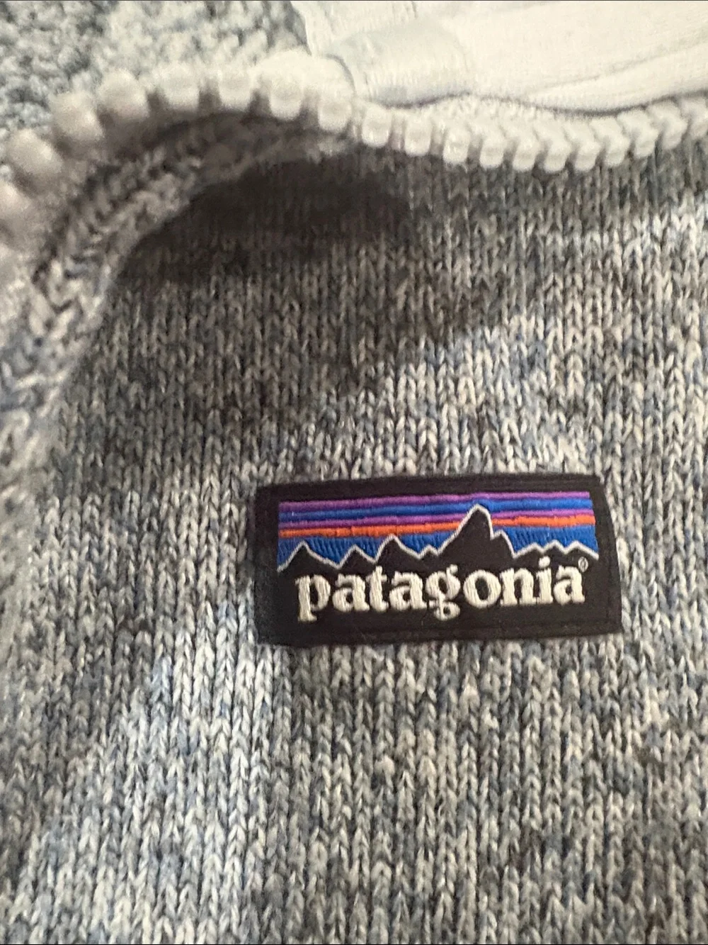 Patagonia kids Light Heather Grey Quarter-Zip Fleece Pullover